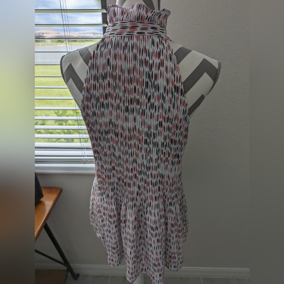 Halter Style Dressy Tank Top - Picture 2 of 7